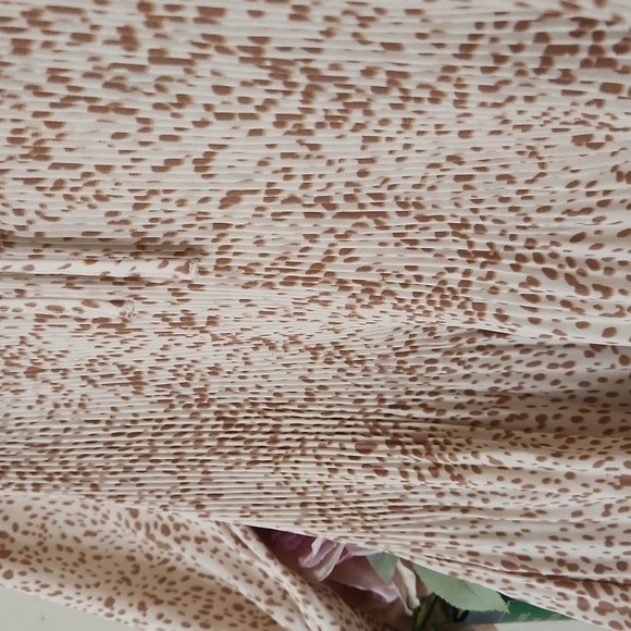 Simply Vera Wang Flowy Top Baloon Sleeve Ruffle Hem Small Bohemian Cottagecore - Picture 10 of 11